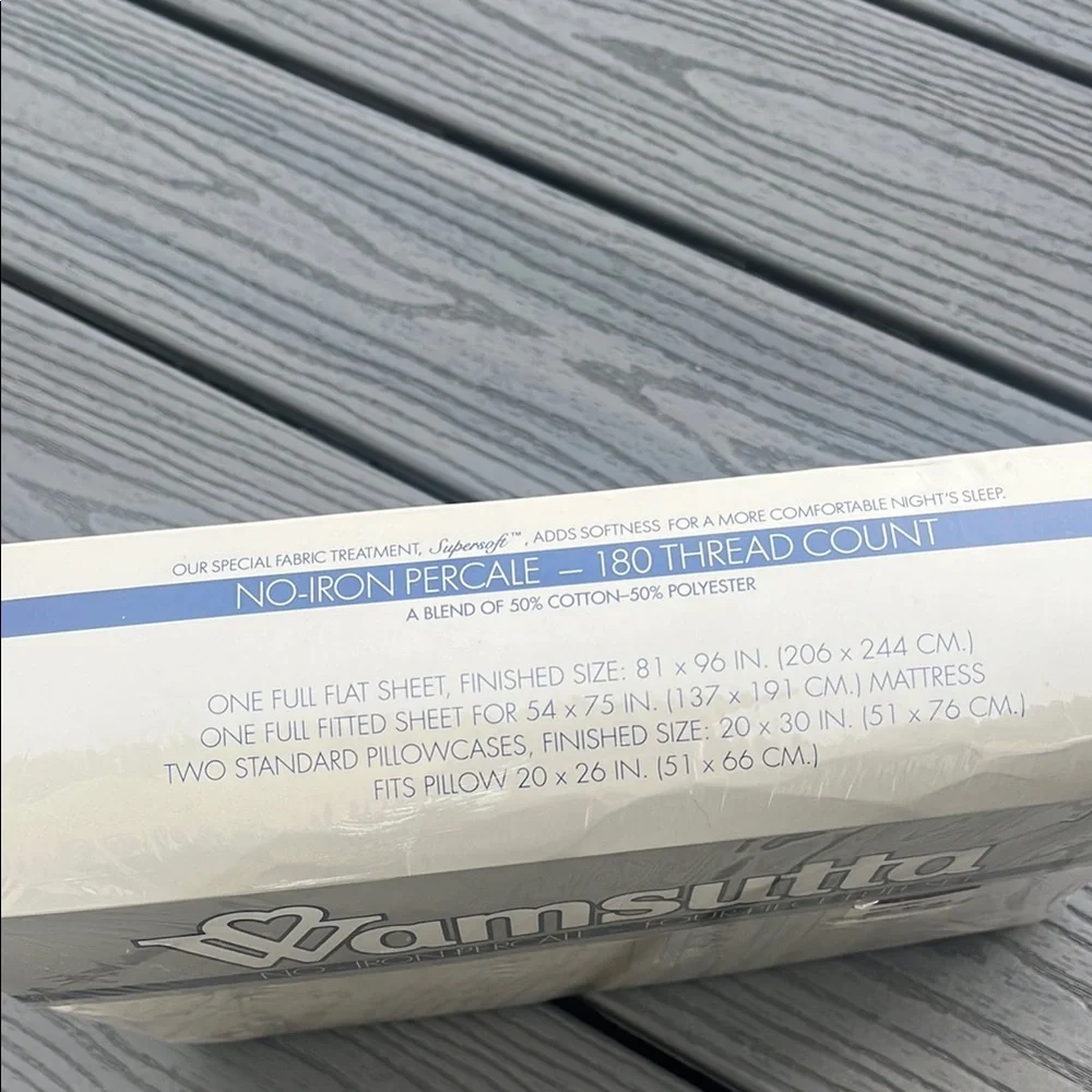 ☀️ 180 Thread Count Full Size Floral Sheet Set - Picture 3 of 3